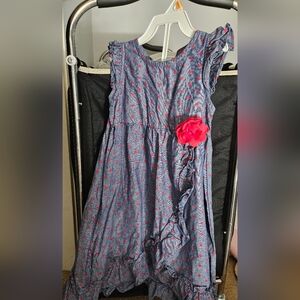 Charming Blue and Pink Kids Dress